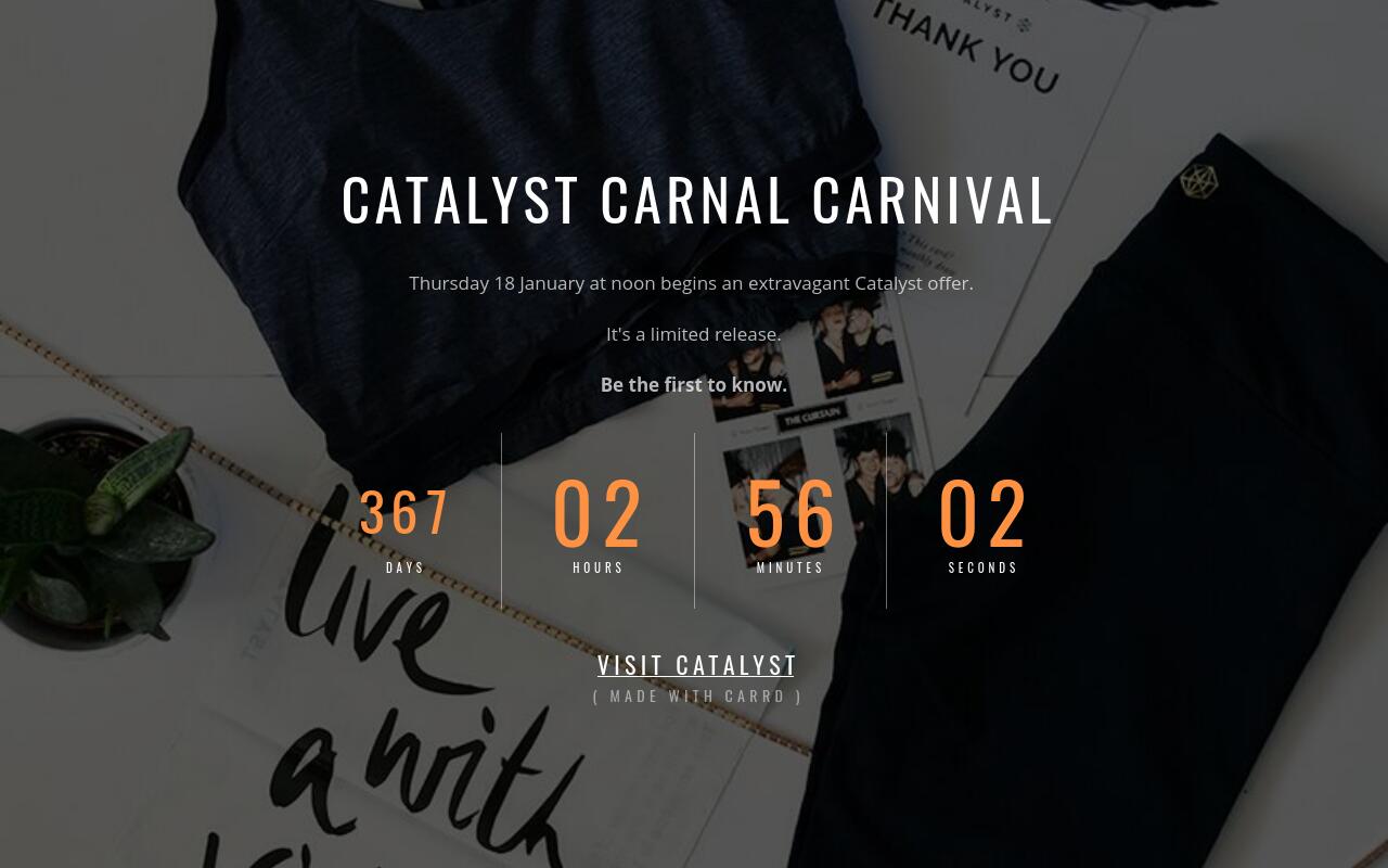 Carrd profile picture for @catalyst